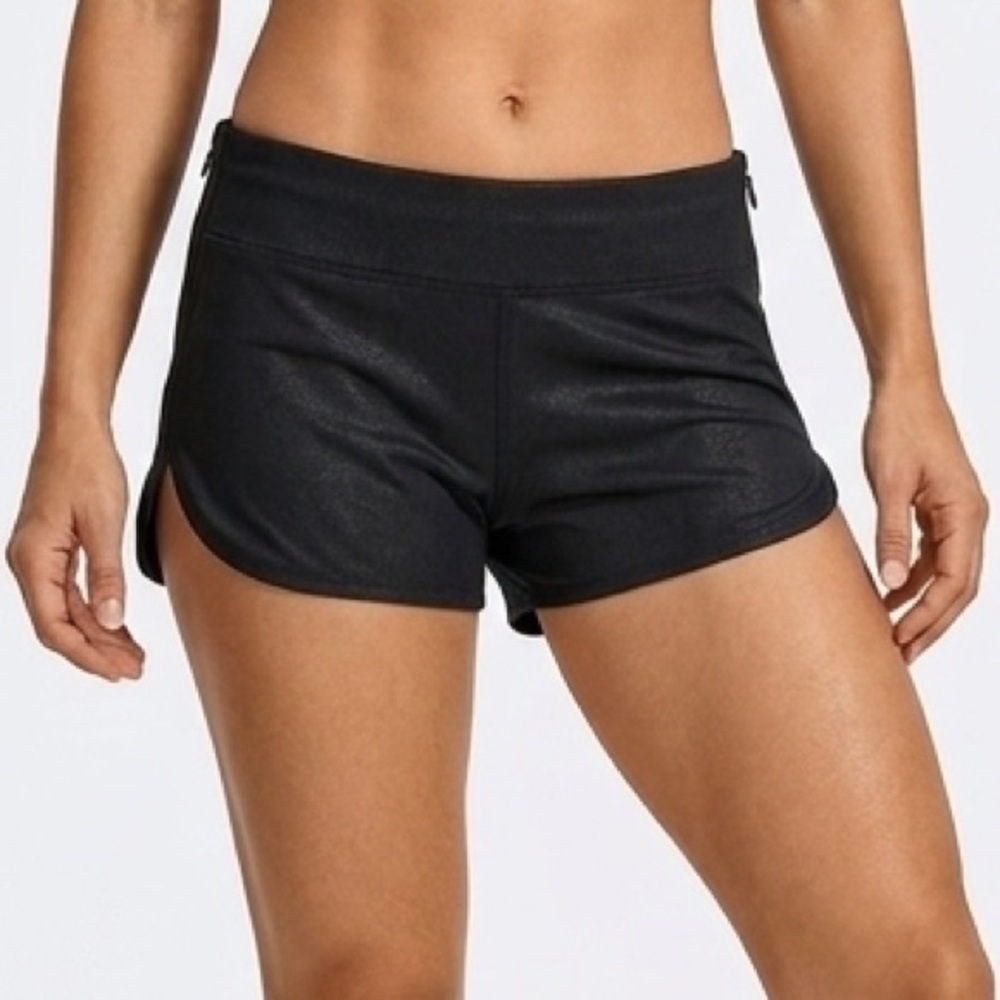NWT Bad Spirit Massimo Sabbadin Black Cotton Micro Shorts Stretch Sz S